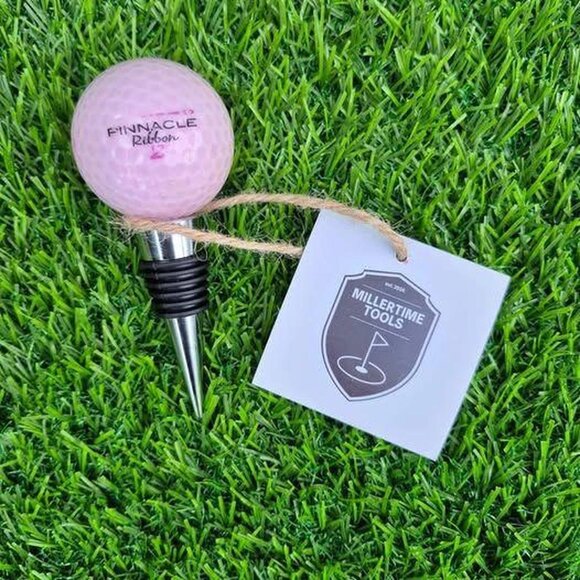 Pinnacle Golf Ball Wine Stop - Pink⛳️🛠 - Picture 1 of 3